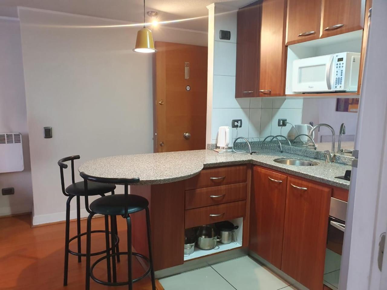 Departamento En El Corazon De Providencia, Entre Metro Leones Y Pedro De Valdivia Appartamento
